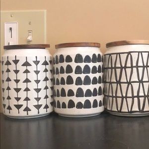 Really cute canisters they have never been used!!